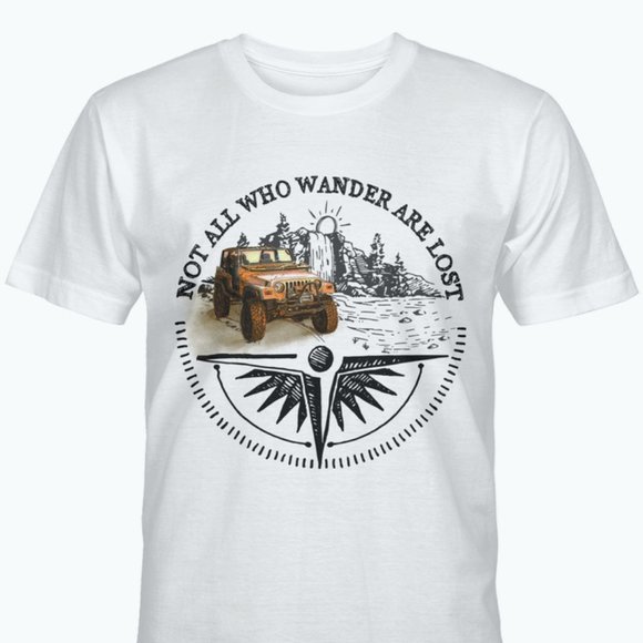 Jeep Shirt Not All Who Wander Are Lost, Jeep Tee Shirts, Jeep Lover Gifts - Picture 3 of 4